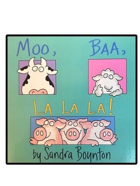 BUNDLE & SAVE 🎉 Moo, Baa, La La La! By Sandra Boynton Board Book